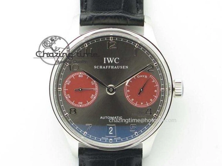 MIROTIME 0817 Portuguese Real PR Real Annual Calendar RG IW503504 YLF 1:1 Best Edition White Dial On Leather Strap A TimelessDesign 7242